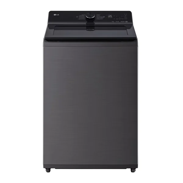 Lavadora LG carga superior, color negro de 19 kg - WT19PBTX6